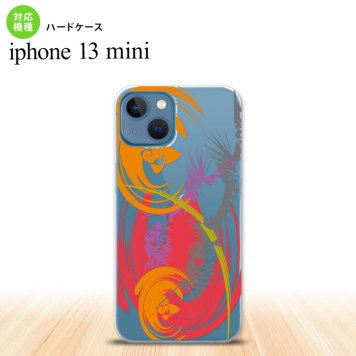 iPhone13mini iPhone13 mini ケース ハードケース アート クリア 赤  nk-i13m-1269