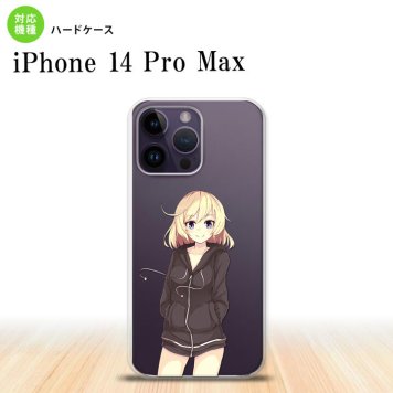 iPhone14 ProMax iPhone14 Pro Max スマホケース 背面ケース ハードケース 女の子 A クリア 2022年 9月発売 nk-i14pm-1321