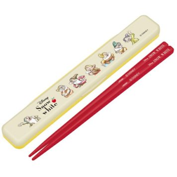 白雪姫 音のならない箸・箸箱セット 箸18cm ※送料無料(ポスト投函)
