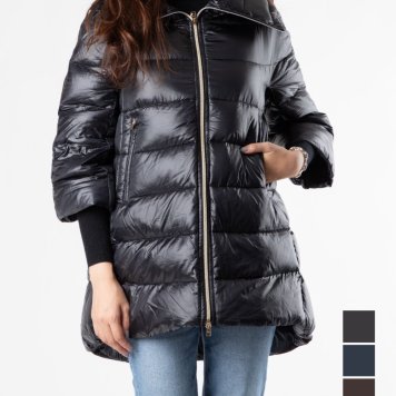 ヘルノ HERNO PI0001DIC 12017Z ダウンジャケット DOWN JACKET レディース アウター ダウンコート 防寒着 ビジネス カジュアル 長袖 秋冬 シンプル 暖かい