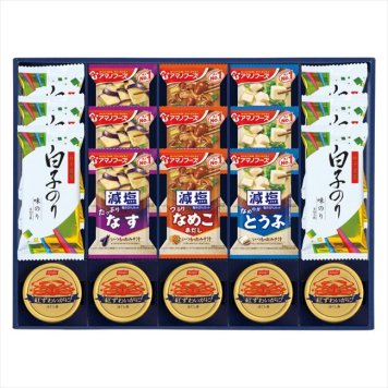   味之庵 アマノフーズ&白子のり  6666-100  内祝 内祝い お祝 御祝 記念品 出産内祝い プレゼント 快気祝い 粗供養 引出物