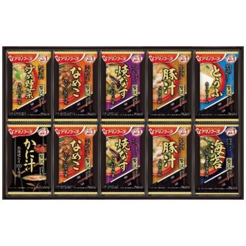 【ギフト対応無料】お歳暮 アマノフーズ おみそ汁贅沢ギフト 300Z (300Z) ※送料無料(北海道・沖縄は除く)