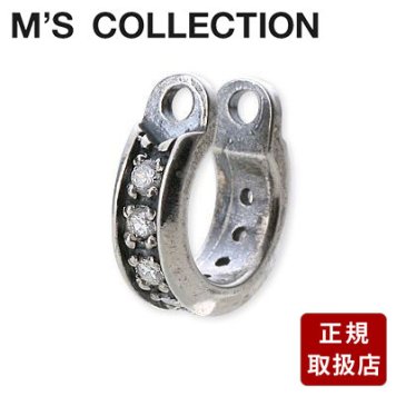 M's collection エムズコレクション シルバー キュービック ホワイト 彼氏 メンズ プレゼント