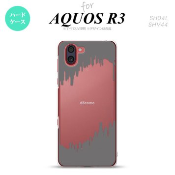 SH-04L SHV44 R3 AQUOS R3 スマホケース カバー ホラー グレー nk-r3-195