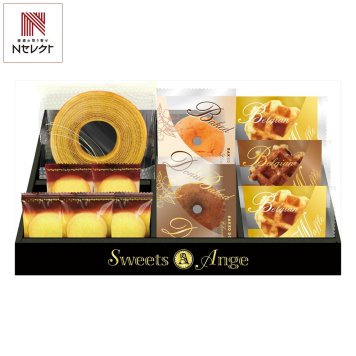スイーツアンジュ ベルギーワッフルと焼菓子 ギフトセット 計11個入 スイーツ 個包装 焼き菓子 詰め合わせ クッキー ワッフル【北海道・沖縄県・離島 配送不可】