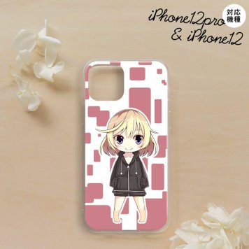 iPhone12/iPhone12pro iPhone12 / iPhone12pro スマホケース ソフトケース 女の子 C ピンク メンズ レディース nk-i12-tp1335