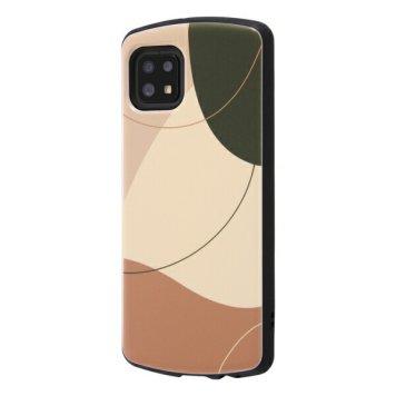 AQUOS sense6 耐衝撃ケース MiA-collection/モダン/ブラウン ※送料無料(ポスト投函)