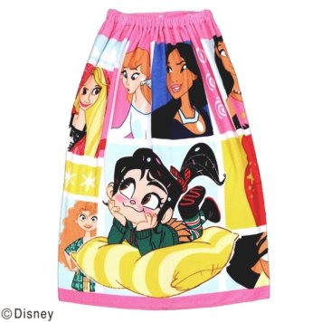 ディズニー シュガー・ラッシュ シュガープリンセス 80丈スナップ付きタオル グッズ