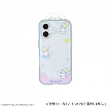 iPhone16 ケース サンリオ シナモロール 耐衝撃 イーフィット クリア ハイブリッド カバー スマホケース かわいい キャラクター グッズ 衝撃吸収 ストラップホール付き サンリオ正規ライセンス品