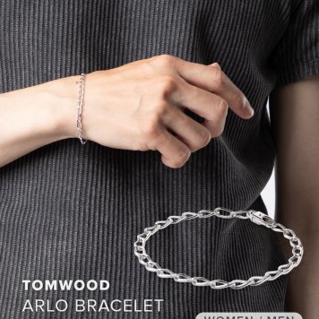 トムウッド TOM WOOD ARLO BRACELET MEDIUM アルロ ブレスレット ミディアム 101636 レディース メンズ ユニセックス アクセサリー シルバー