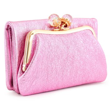 アナスイ 財布 二つ折り財布 がま口財布 ピーチ(ピンク) ANNA SUI 315262-32 レディース 婦人