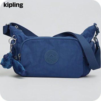 キプリング ショルダーバッグ レディース ブランド Kipling ガベット S ロゴ ワンポイント 無地 KI8115-5PZ Casual Blue