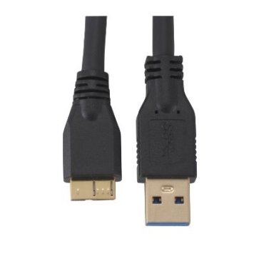 オーム電機 マイクロUSB 3.0 1m 黒 PC-N2052