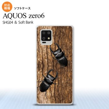 SHG04 SHG04 ZERO6 AQUOS zero6 スマホケース ソフトケース クワガタ B メンズ レディース nk-zero6-tp332