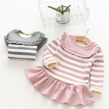 子供服 女の子 長袖 トップス 裏起毛 長袖 カットソー 女の子 tシャツ 110cm 120cm 130cm 140cm キッズ 女の子 服 冬