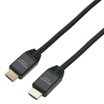 ミヨシ PREMIUM HDMIケーブル1.2m ブラック HDC-PR12/BK