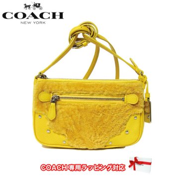 コーチ アウトレット COACH ショルダーバッグ F36490 スモール ライダー ポシェット シアリング 斜め掛け SVBAN(バナナ) 【RCP】【楽天カード分割】