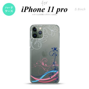 iPhone11Pro iPhone11 Pro スマホケース ハードケース 草 ボタニカル 青 ピンク メンズ レディース nk-i11p-1622