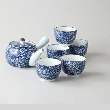 有田焼　五条急須茶器セット 磁器 有田焼 やきものの里から、暮らしを贈ります。　ギフト 食器 セット テーブルウェア