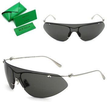 BOTTEGA VENETA ボッテガヴェネタ BV1272S-002 サングラス ノーズパット メンズ レディース ユニセックス シルバー グレー