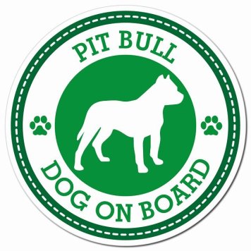 PIT BULL ピットブル グリーン 肉球 カーサイン 車 マグネットステッカー 犬 マグネット 強力 直径13cm 丸型 おしゃれ かわいい ドラレコステッカー 安全対策 危険運転 煽り運転 アニマル 動物 犬種別 屋外 防水 屋内 肉球マーク