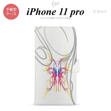 iPhone11Pro iPhone11 Pro 手帳型スマホケース カバー ピンスト 白 ピンク ブルー  nk-004s-i11p-dr1244