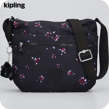 キプリング ショルダーバッグ レディース ブランド Kipling アルト KI4854-5FH Night Flower 黒
