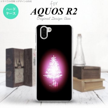 AQUOS R2 アクオス アール2 SH-03K SHV42 専用 スマホケース カバー ハードケース ツリー ピンク nk-r2-627[スマホ,スマホケース,スマホカバー,ケース,カバー,ジャケット]