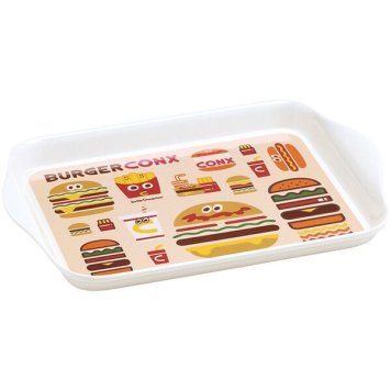 バーガーコンクス メラミン角トレー スケーター ※送料無料(ポスト投函)