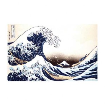 東レ トレシー 葛飾北斎 大浪 神奈川沖浪裏 クリーニングクロス 30×19cm A3019-KSHS P929 メガネ拭き スマホ タブレット 液晶 画面 パソコン 時計 レンズ 浮世絵 和柄 ギフト プレゼント