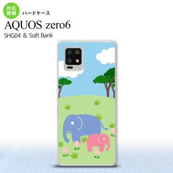 SHG04 SHG04 ZERO6 AQUOS zero6 スマホケース ハードケース ゾウ メンズ レディース nk-zero6-691