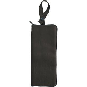 【直送】テントクロスマルチ傘カバーブラック [26-0595-099] 0069-01 傘カバー ペットボトルホルダー マイクロファイバー 吸水 タオル ボタン式ストラップ付き 濡れた傘を吸水 カバンを守る 雨の日 便利グッズ プレゼント ギフト 贈り物