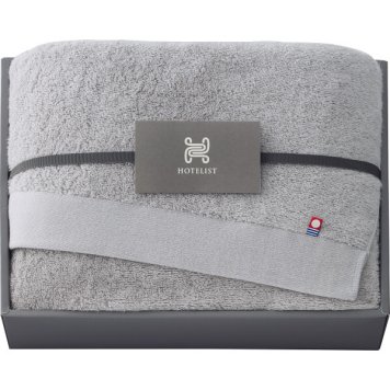 ノーブランド HOTELIST バスタオル グレージュ [26-0124-045] H-11556 ｜ サンホーキンコットン 綿100% 60×120cm ｜ 贈りもの ギフト 日常使い | 日本製 ラグジュアリー ｜