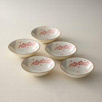 美桜 小鉢5個組　 MC2020-7  内祝 内祝い お祝 御祝 記念品 出産内祝い プレゼント 快気祝い 粗供養 引出物