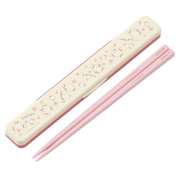 こぎみゅん フラワーリース 抗菌 音のならない箸・箸箱セット 箸18cm スケーター ※送料無料(ポスト投函)