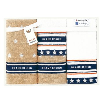 BEAMS ビームスデザイン　ニュースターギフト　タオルセット 51-3129400  ギフト 内祝い 御祝 御礼 記念品 引出物 結婚式 プレゼント 出産内祝い 結婚お祝い