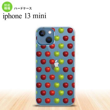 iPhone13mini iPhone13 mini ケース ハードケース りんご 林檎 青リンゴ 緑 赤  nk-i13m-049