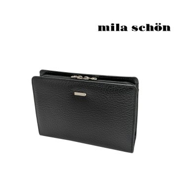 【mila schon】197220 ミラショーン ネロ クラッチバッグ セカンドバッグ 日本製 レザー 牛革 使いやすい コンパクト メンズ プレゼント ギフト ブラック