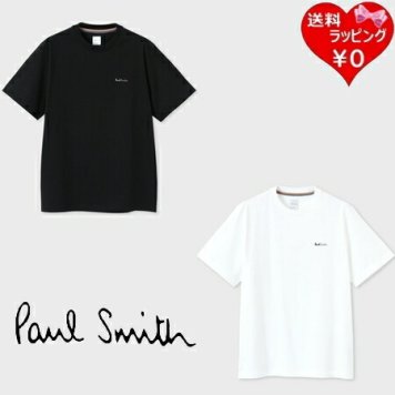 【送料無料】【ラッピング無料】ポールスミス Paul Smith Tシャツ バイカラーロゴ 綿100% psm519544