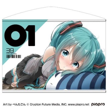 初音ミク  ぺんたごんVer. 横型B2タペストリー インテリア 日本製