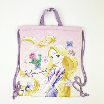 ディズニー プリンセス ラプンツェル キルトナップザック ラベンダー バッグ リュック スクール キッズ Disney