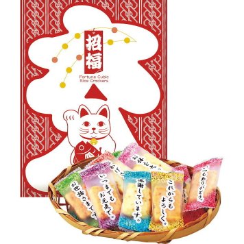 百菓匠まえだ コメントあられ 福 [26-0530-094] HC あられ 米菓 海老マヨ 胡麻サラダ 個包装 和菓子 お菓子 おやつ 詰め合わせ 縁起物 プレゼント ギフト