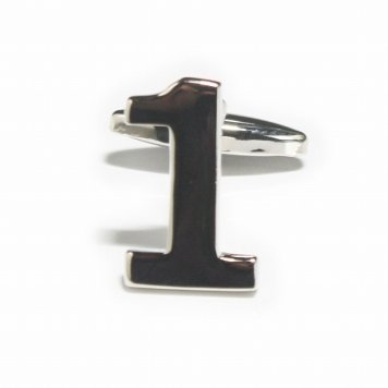 鎌倉カフス工房 数字の１カフスボタン（バラ売り）・カフリンクス メンズ  cf359 結婚式 旦那 プレゼント ギフト 彼氏 父の日 誕生日プレゼント