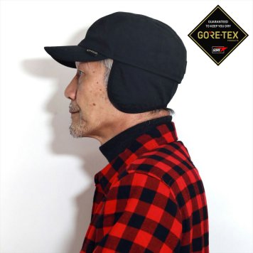ゴアテックス キャップ 耳あて付き キャンプ 帽子 高機能 防水 耐水 メンズ アウトドア 防寒 耳当て 防寒着 ゴットマン 黒 登山 ブラック 誕生日 ギフト クリスマス プレゼント 帽子通販 男性 父の日