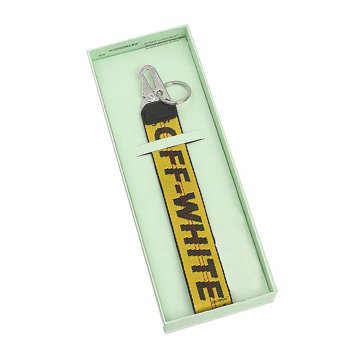 オフホワイト OFF-WHITE キーホルダー OMNF001E19647002 6000 メンズ イエロー キーリング 誕生日 ギフト プレゼント