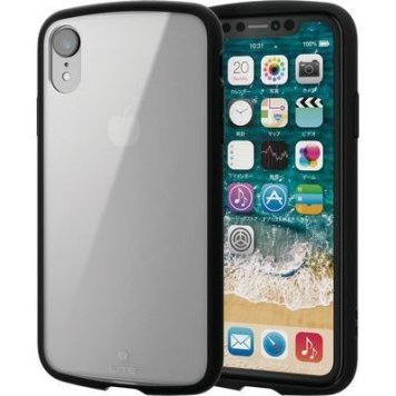 エレコム 【メール便での発送商品】iPhoneXR ケース カバー TPU ポリカーボネート PM-A18CTSLCCR