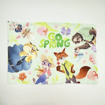 ディズニー ズートピア 枕カバー (グリーン) Sanrio