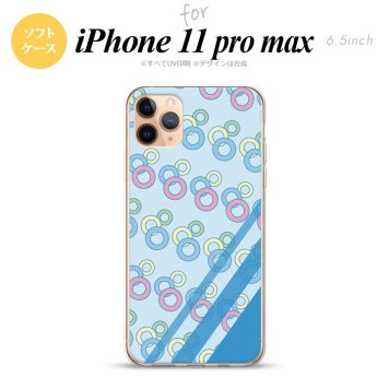 iPhone11ProMax iPhone11pro max スマホケース ソフトケース 丸 青 メンズ レディース nk-i11pm-tp1663