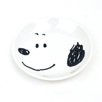スヌーピー ミニプレートシンプルフェイス (スタンダード) 食器 日本製  SNOOPY