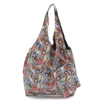 レスポートサック LeSportsac エコバッグ MARKET TOTE 3663 E506 マーケット トートバッグ 折りたたみ式 ショッピングバッグ SOFT RETRO CEREAL BOX ソフト レトロ シリアル ボックス ケロッグ コラボレーション